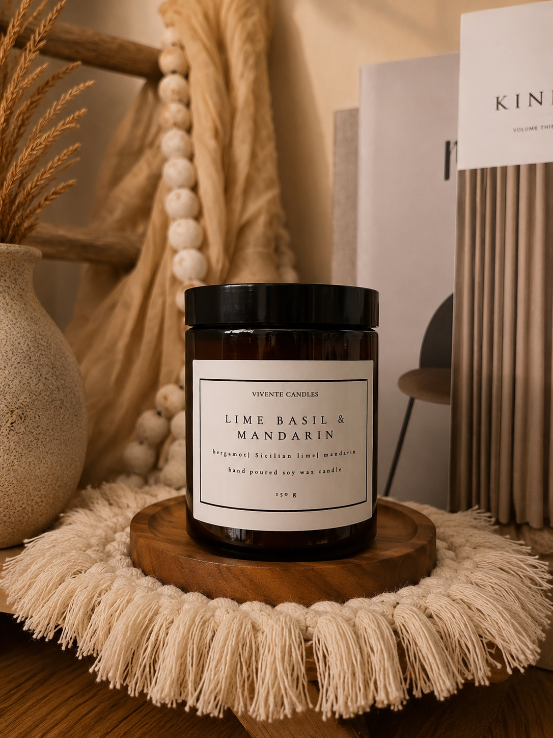 Lime Basil & Mandarin Candle